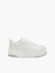 Leather casual retro trainer